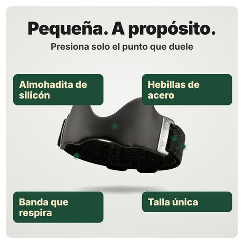 Rodillux: almohadita de silicón, hebillas de acero, banda que respira, talla única