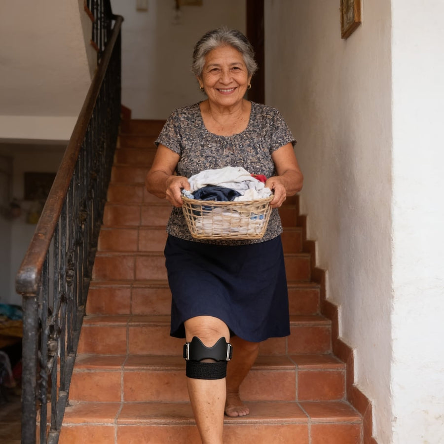 Reparte el peso al caminar